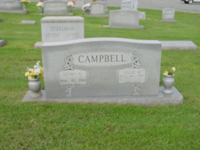 Leoma Guy Campbell And Lillie Hunt Grave