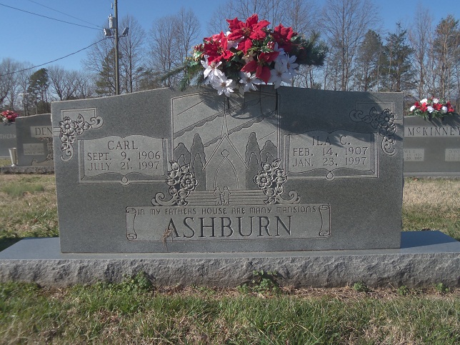 Jesse Carl Ashburn and Ila Lee Chilton Ashburn Grave